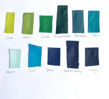 Load image into Gallery viewer, Sami unisex reindeer leather bracelet with pewter in BLUES and GREENS.