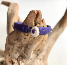 Load image into Gallery viewer, Sami unisex reindeer leather bracelet with pewter in REDS, PINKS and YELLOW.